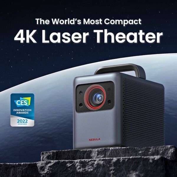 Nebula Cosmos Laser 4K el proyector más compacto con el mejor brillo