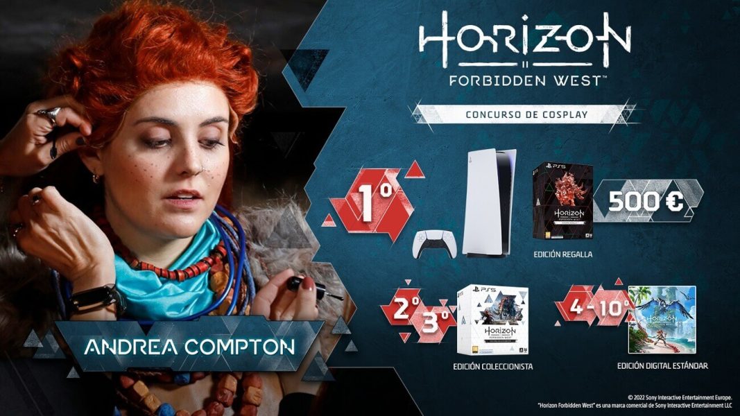 CONCURSO de cosplay de Horizon Forbidden West junto a Andrea Compton