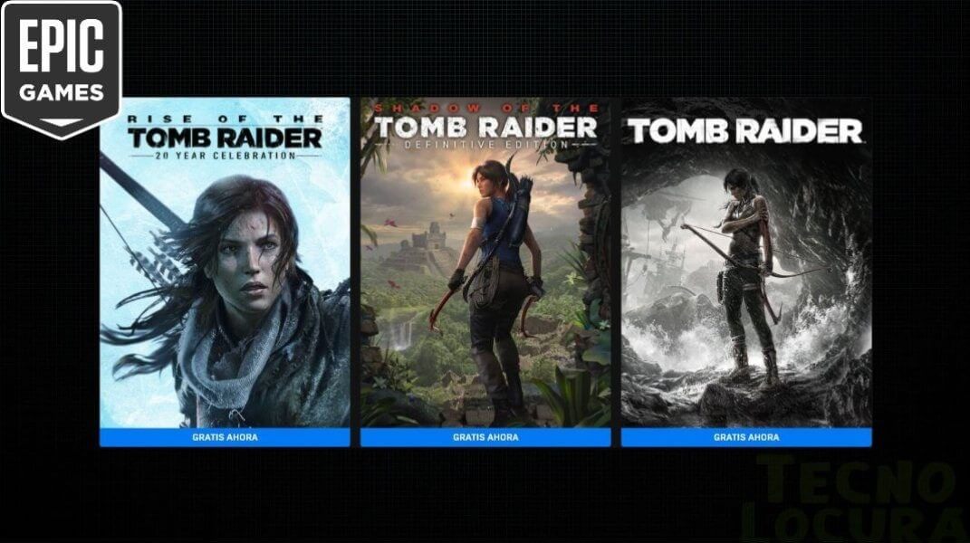 La trilogía de Tomb Raider GRATIS en Epic Games por tiempo LIMITADO