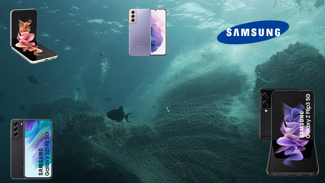 Samsung reutiliza redes de pesca para los dispositivos Galaxy