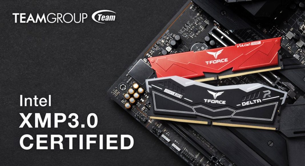TEAMGROUP DDR5, la RAM gaming ya tiene certificación Intel XMP3.0