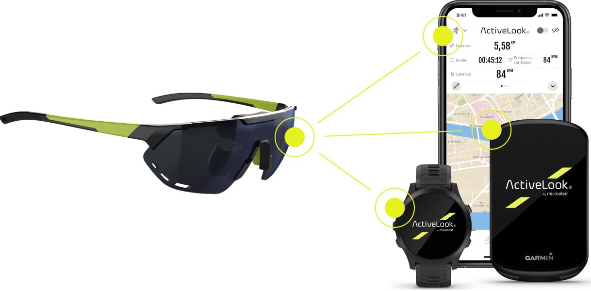Las gafas AR más livianas del mundo: Activelook ayuda a los atletas a entrenar sin lesiones