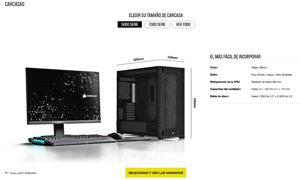Diseñe el PC de sus sueños: CORSAIR lanza la herramienta online PC Builder
