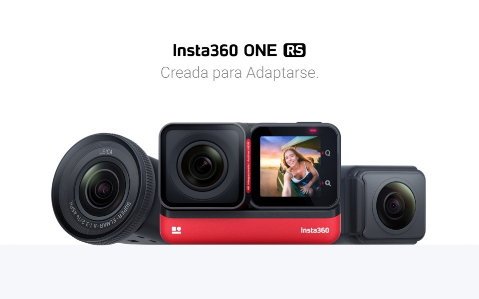 Insta360 ONE RS, la nueva cámara con lentes intercambiables revolucionaria