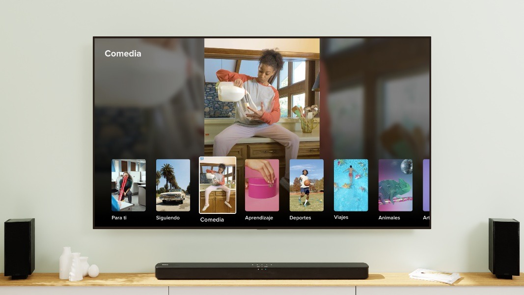 Samsung integra la app de TikTok en toda su gama de televisores