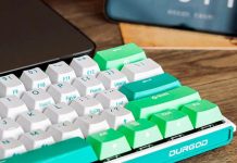 DURGOD K330W Plus: teclado mecánico inalámbrico ultra compacto 60% DURGOD K330W Plus