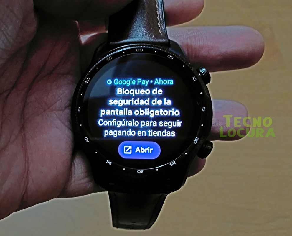 Ticwatch Pro 3 Ultra 4G Google Pay