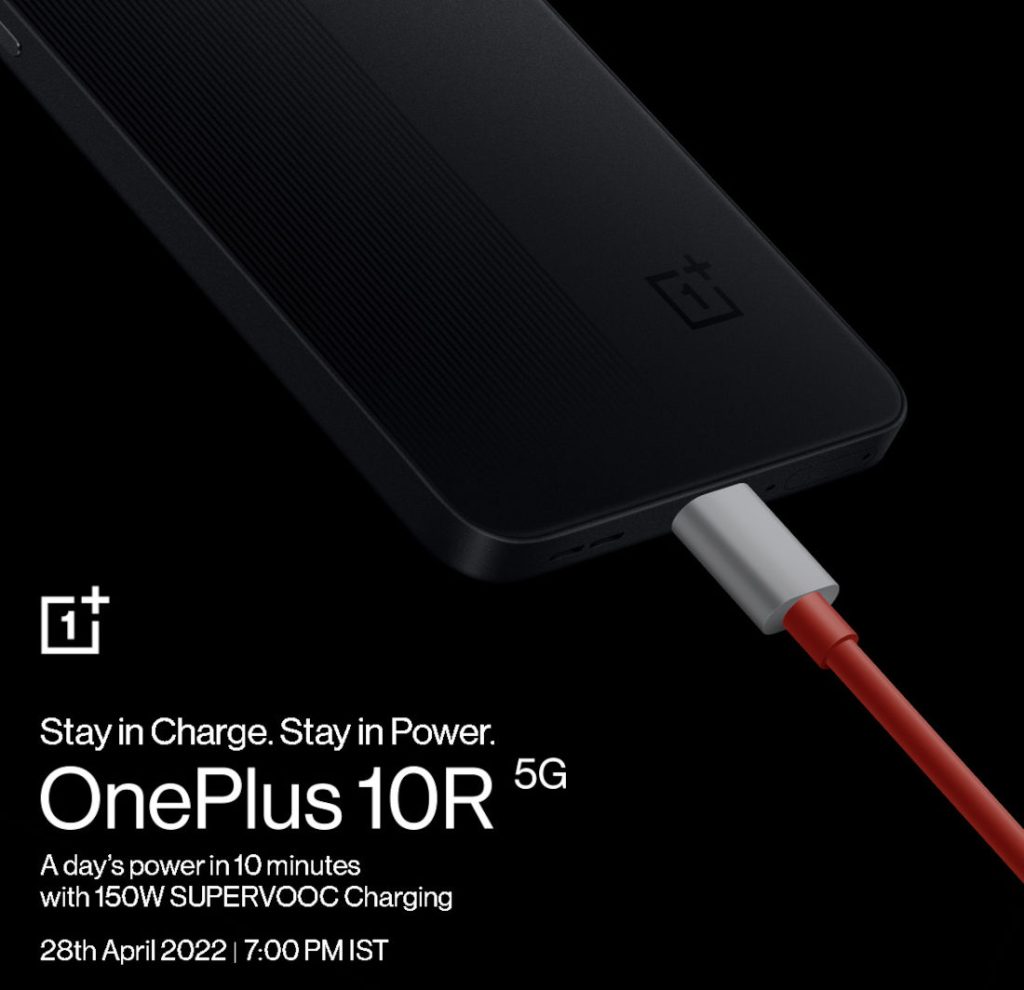 OnePlus 10R 5G se confirma con carga rápida de 150W
