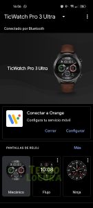 TicWatch Pro 3 Ultra 4G TicHealth APP WearOS TECNOLOCURA