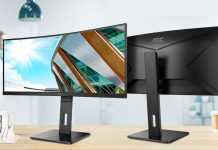 AOC CU34P2C con pantalla ultra curva de 34″ y USB-C de 65W AOC CU34P2C