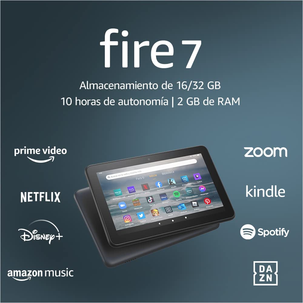 Amazon Fire 7, nueva tablet con el doble RAM y un 40% más de batería