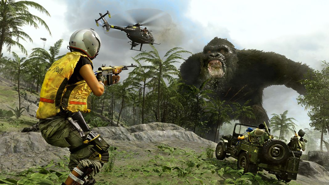 OPERATION MONARCH en Call of Duy Warzone King Kong y Godzilla