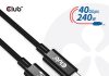 Cables USB Type-C 2.1 empiezan a estar disponibles en 240W de la mano de Club 3D Cables USB Type-C 2.1 empiezan a estar disponibles en 240W de la mano de Club 3D