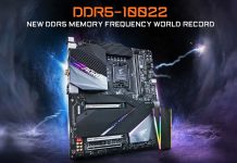 Memoria AORUS DDR5 a 10,0022 MT/s y sus 18 MT/s adicionales récord mundial Memoria AORUS DDR5 a 10,0022 MT/s y sus 18 MT/s adicionales récord mundial