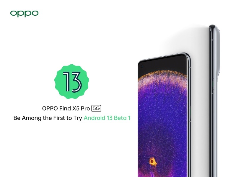 OPPO Find X5 Pro será de los primeros en recibir Android 13 Beta 1
