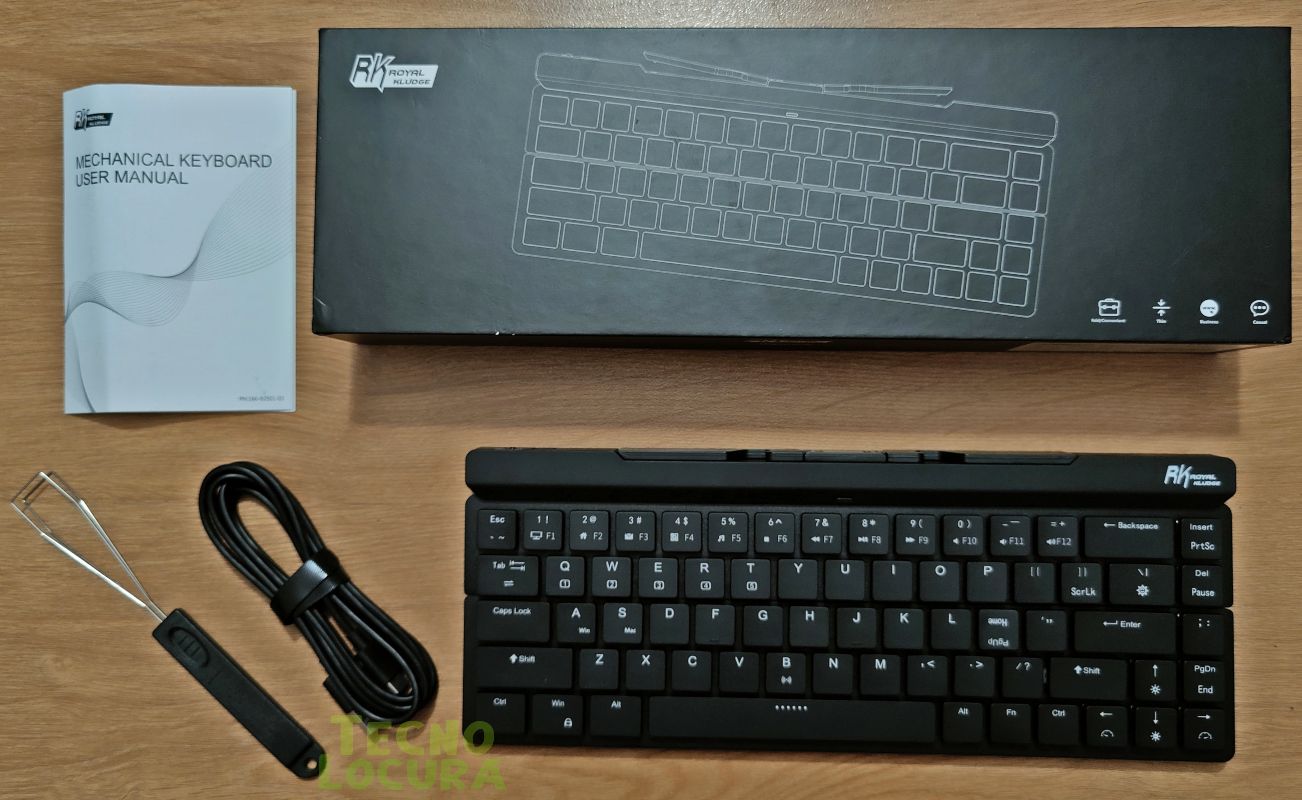 El mejor teclado mecánico para smartphone y tablet : ROYAL KLUDGE RK925 review
