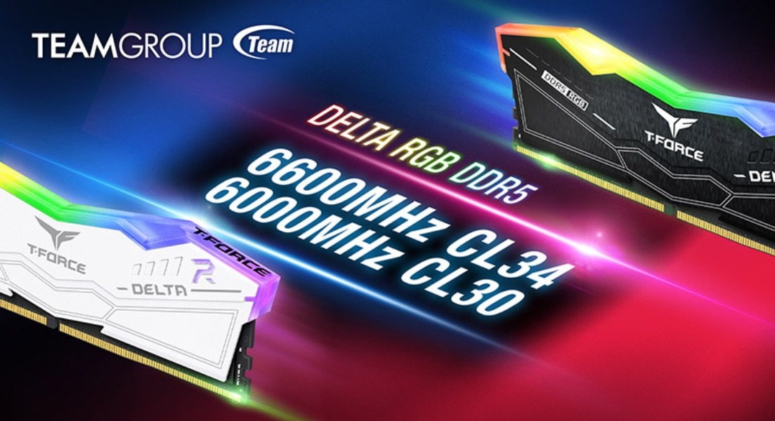 T-FORCE DELTA RGB DDR5, memorias de baja latencia y hasta 6600 MHz