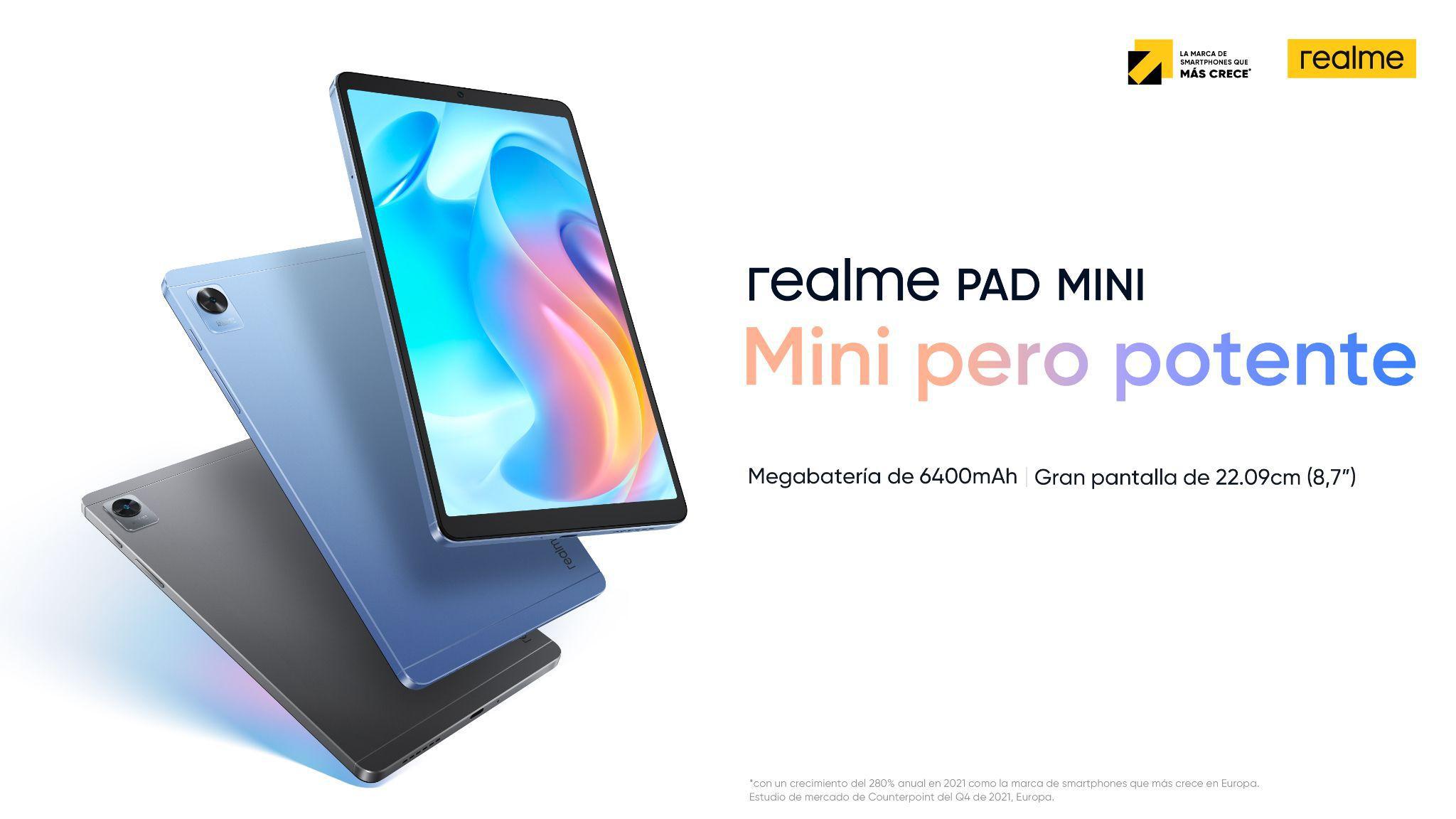 Nuevos dispositivos de la serie 9 y la primera realme Pad Mini