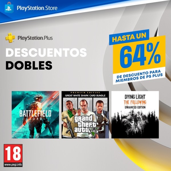 Descuentos Dobles de PlayStation Plus ya disponibles en la Store