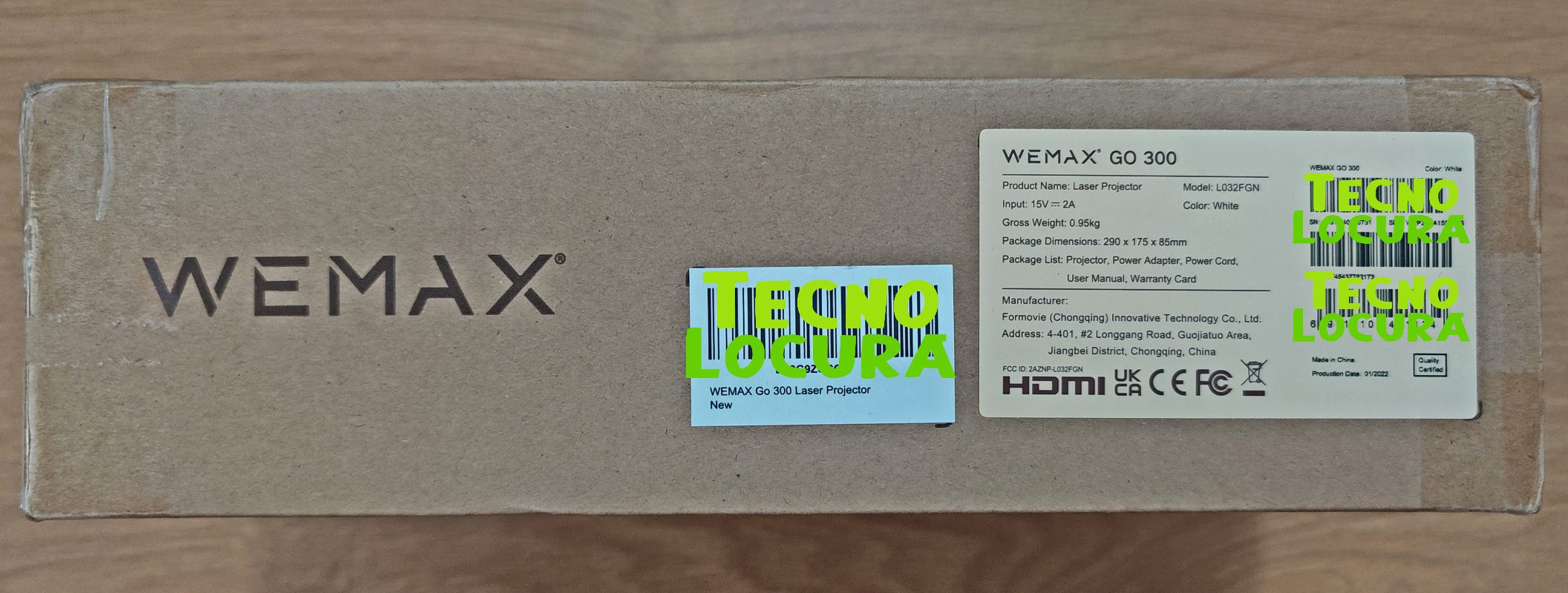 WEMAX-GO-300-unboxing