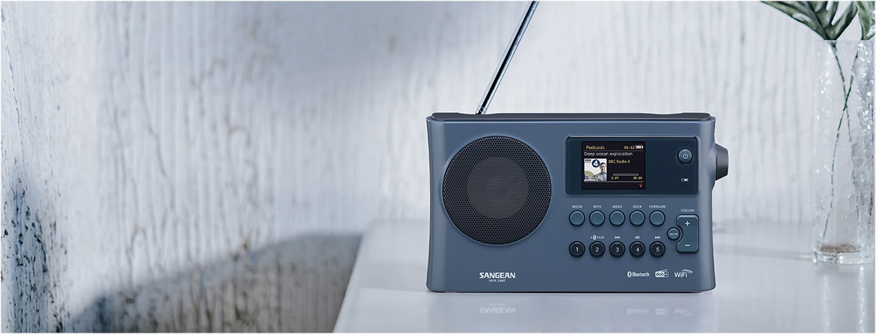 Sangean WFR-28BT para escuchar radio de forma tradicional y por Internet