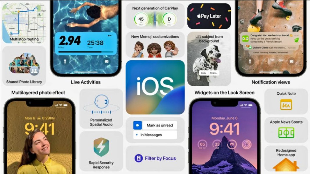 iOS 16 llega con pantalla de bloqueo rediseñada y otra gran cantidad de actualizaciones