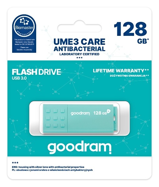 GOODRAM USB UME CARE: el pendrive que acaba con el 99% de microorganismos