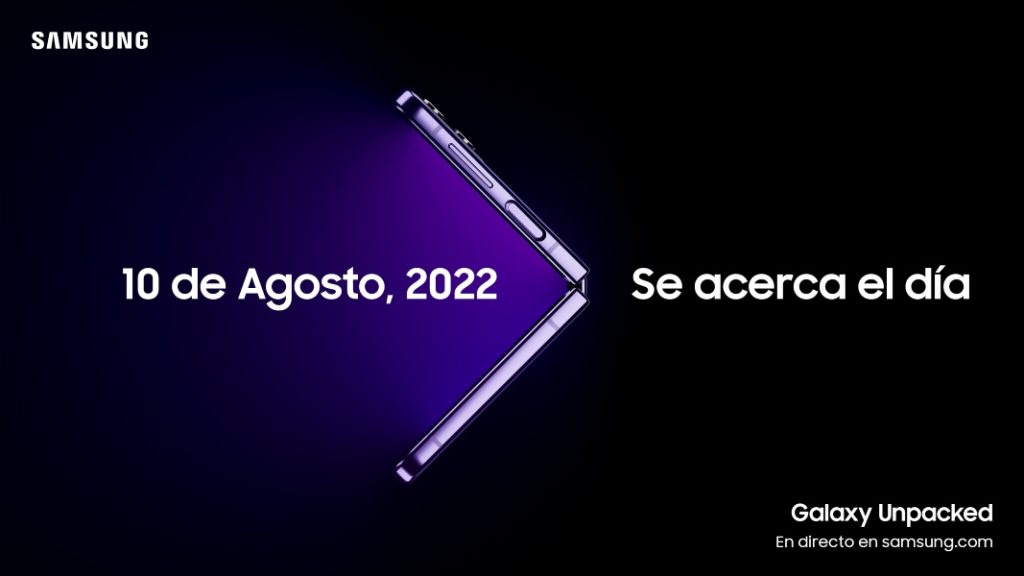 Galaxy Unpacked Agosto 2022: Unfold your World