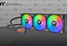 Thermaltake Floe Ultra RGB Series, AIO para CPU con pantalla LCD de 2,1″ Thermaltake Floe Ultra RGB Series