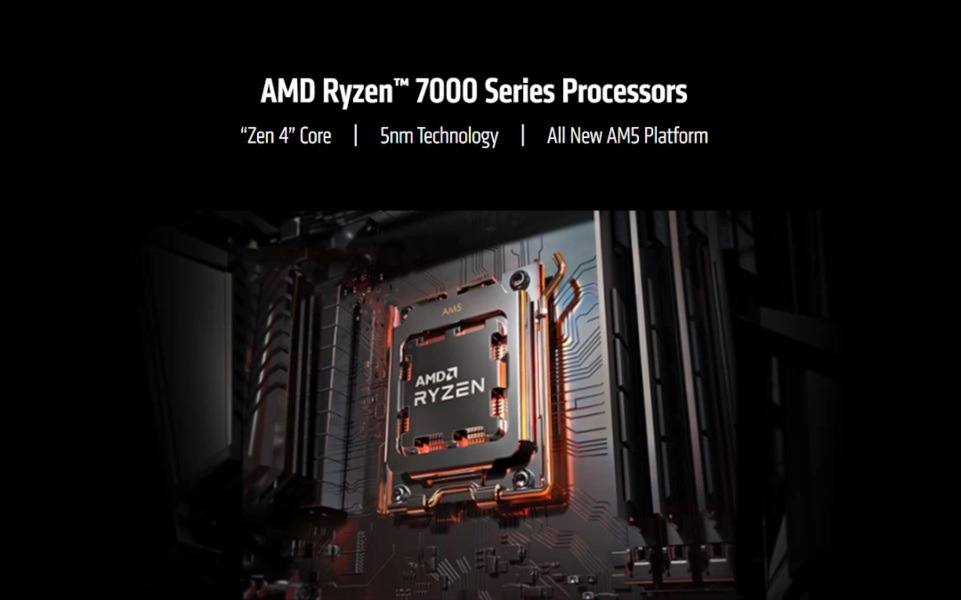 AMD Ryzen 7000 Series de 5nm se lanza oficialmente