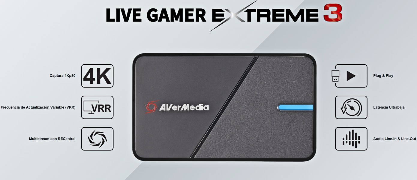 Avermedia Live Gamer EXTREME 3 con soporte VRR