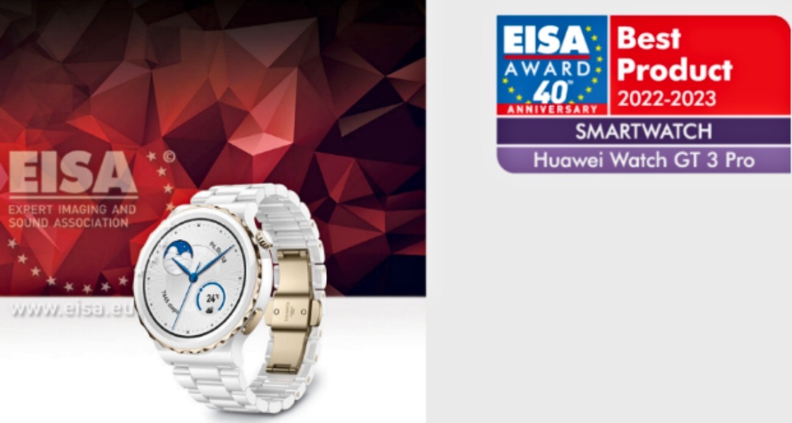 HUAWEI WATCH GT 3 Pro gana el premio al mejor producto smartwatch EISA