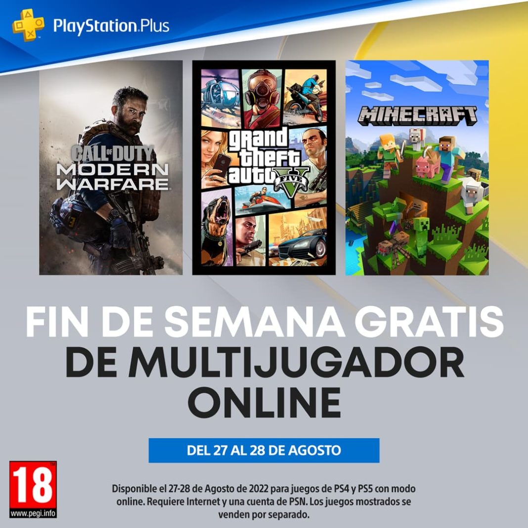 Fin de Semana Gratis de Multijugador Online para jugadores PlayStation