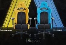 RAZER Enki Pro llega en ediciones especiales Williams Esports y Koenigsegg a un PRECIO que NO vas a creer Razer Enki Pro Williams Esports Edition y Razer Enki Pro Koenigsegg Edition