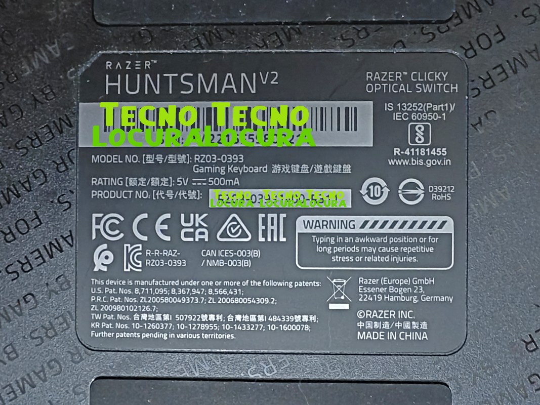 Razer Huntsman V2 TECNOLOCURA