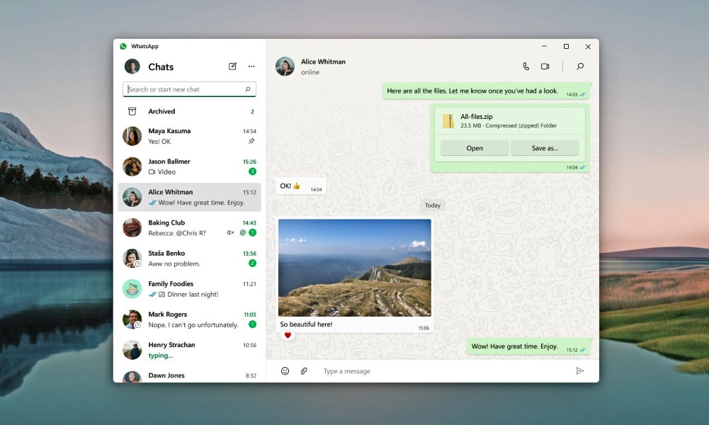 WhatsApp lanza una nueva aplicación nativa de Windows ¿Ahora sí estará a la altura de Telegram?
