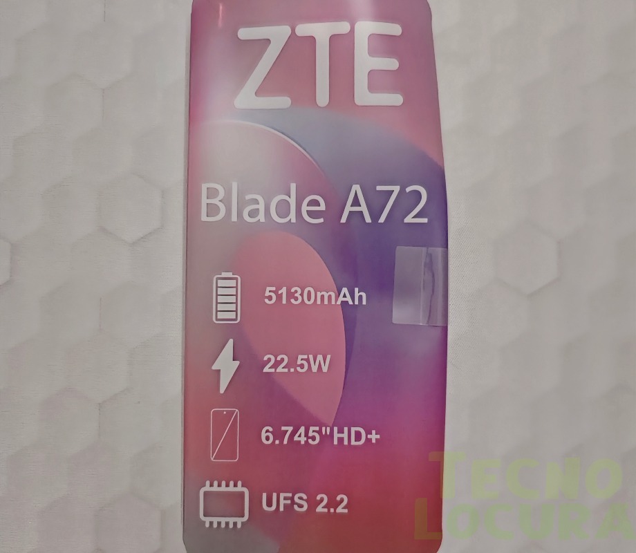 ZTE Blade A72 TECNOLOCURA