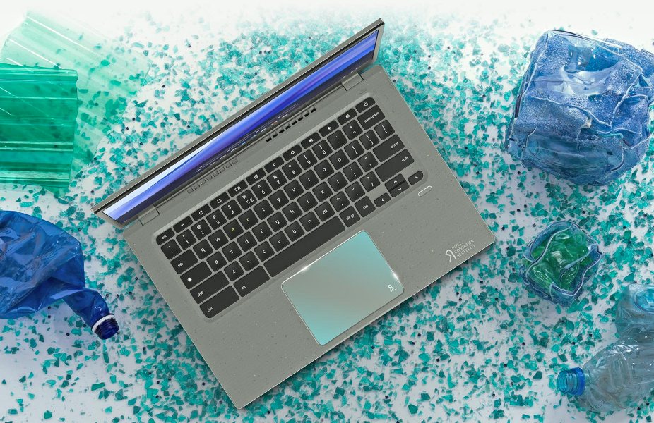 Acer Chromebook Vero 514 con un 30% de plástico PCR y embalaje 90% reciclado