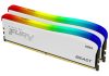 Kingston FURY Beast DDR4 RGB Special Edition con disipador de calor blanco Kingston FURY Beast DDR4 RGB Special Edition