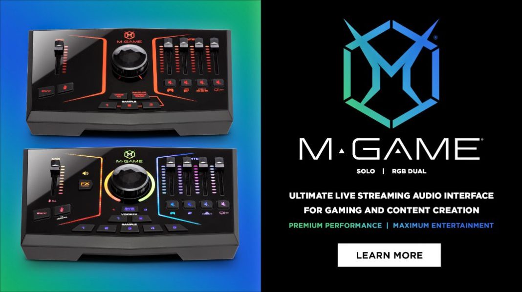 M-Audio M-Game, interfaz de audio de transmisión en vivo y software para gaming