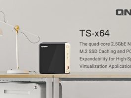 QNAP NAS TS-x64 de 2,5 GbE con tecnología Intel Celeron
