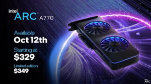 Intel Arc A770 y A750