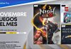 Los juegos del mes de noviembre de PlayStation Plus nos traerá Nioh 2 y más sorpresas Los juegos del mes de noviembre de PlayStation Plus nos traerá Nioh 2 y más sorpresas