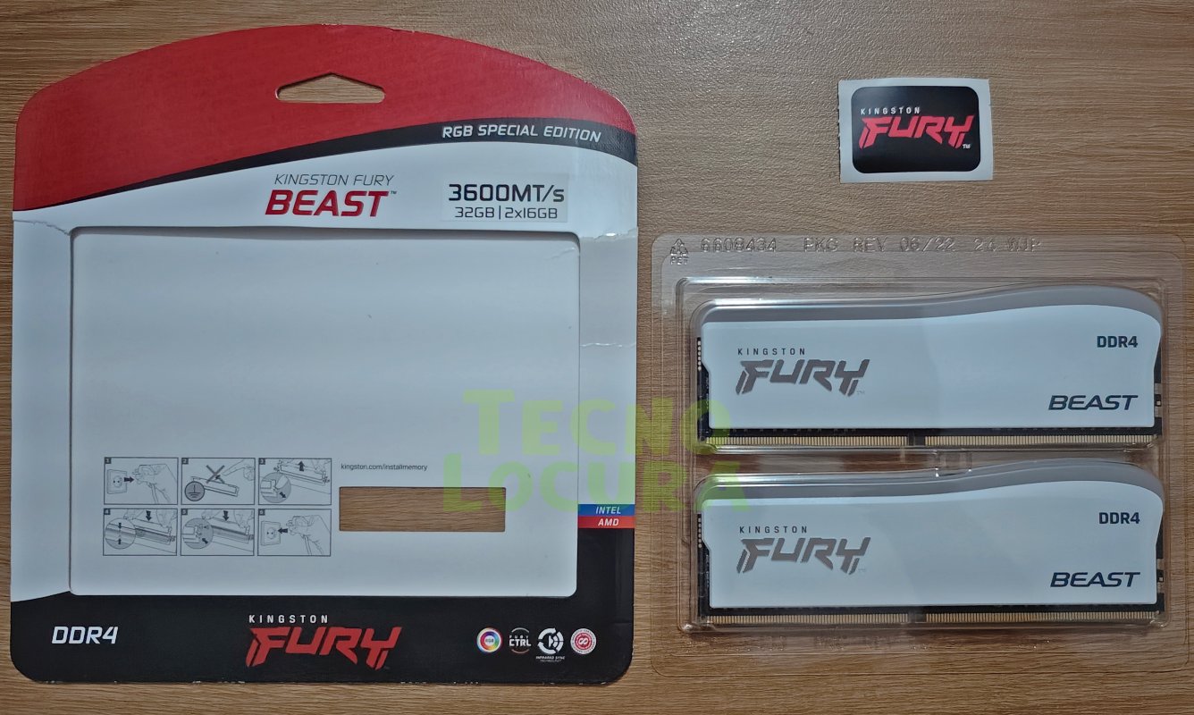 Kingston FURY Beast Special Edition REVIEW - Memorias RAM en blanco muy especial y TOP