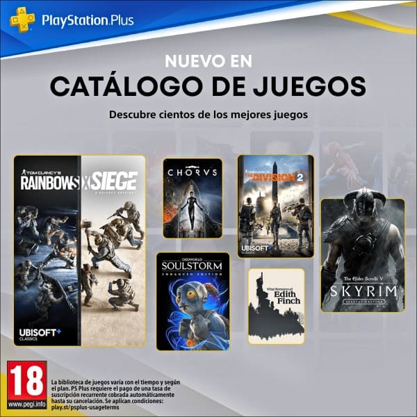 PlayStation Plus para el mes de noviembre: Catálogo de juegos y catálogo de clásicos
