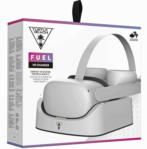 VR Fuel Compact para Meta Quest 2. La estación de carga de Turtle Beach