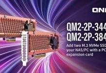 QNAP QM2 para añadir ranuras SSD NVMe M.2 a NAS o PC QNAP QM2 para añadir ranuras SSD NVMe M.2 a NAS o PC
