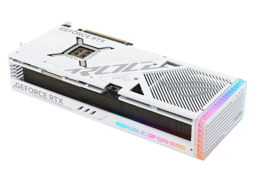 ROG GeForce Strix RTX 4090 y 4080 White Editions