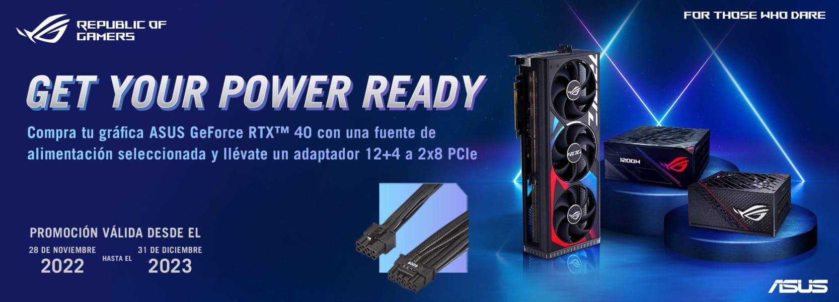 ROG GeForce Strix RTX 4090 y 4080