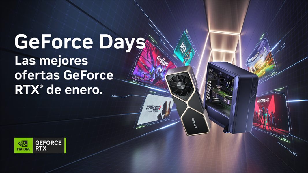 Tarjetas NVIDIA RTX en oferta en los GeForce Days